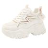 Breathable Mesh Platform Sneakers Women Spring Summer Thick Bottom Vulcanize Shoes Ladies Lace-Up Non-Slip Casual Shoes