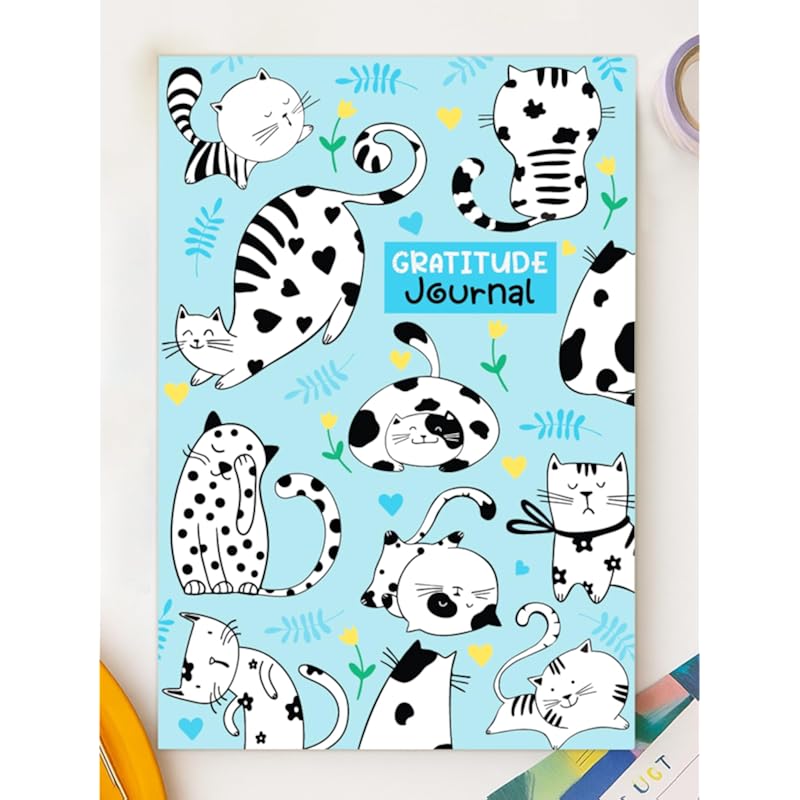 Doodle Daily 5 Minute Gratitude Journal - Positivity, Wellness & Mindfulness Journal For Teens & Adults - 90-Day Habit B