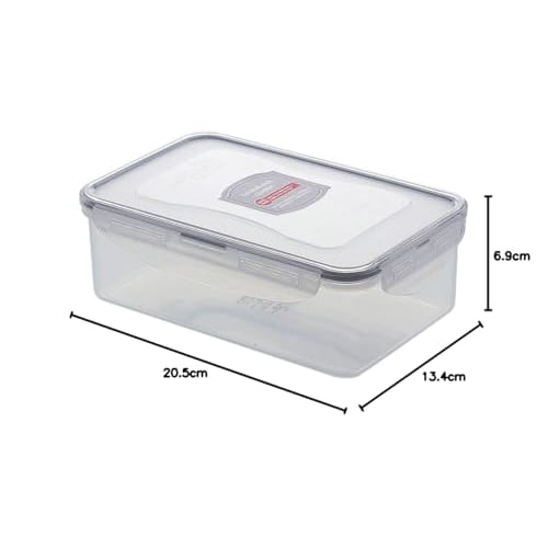 Bestco Lock & Lock Classic 1.0L Storage Container, Rectangular, Gray, HPL817G
