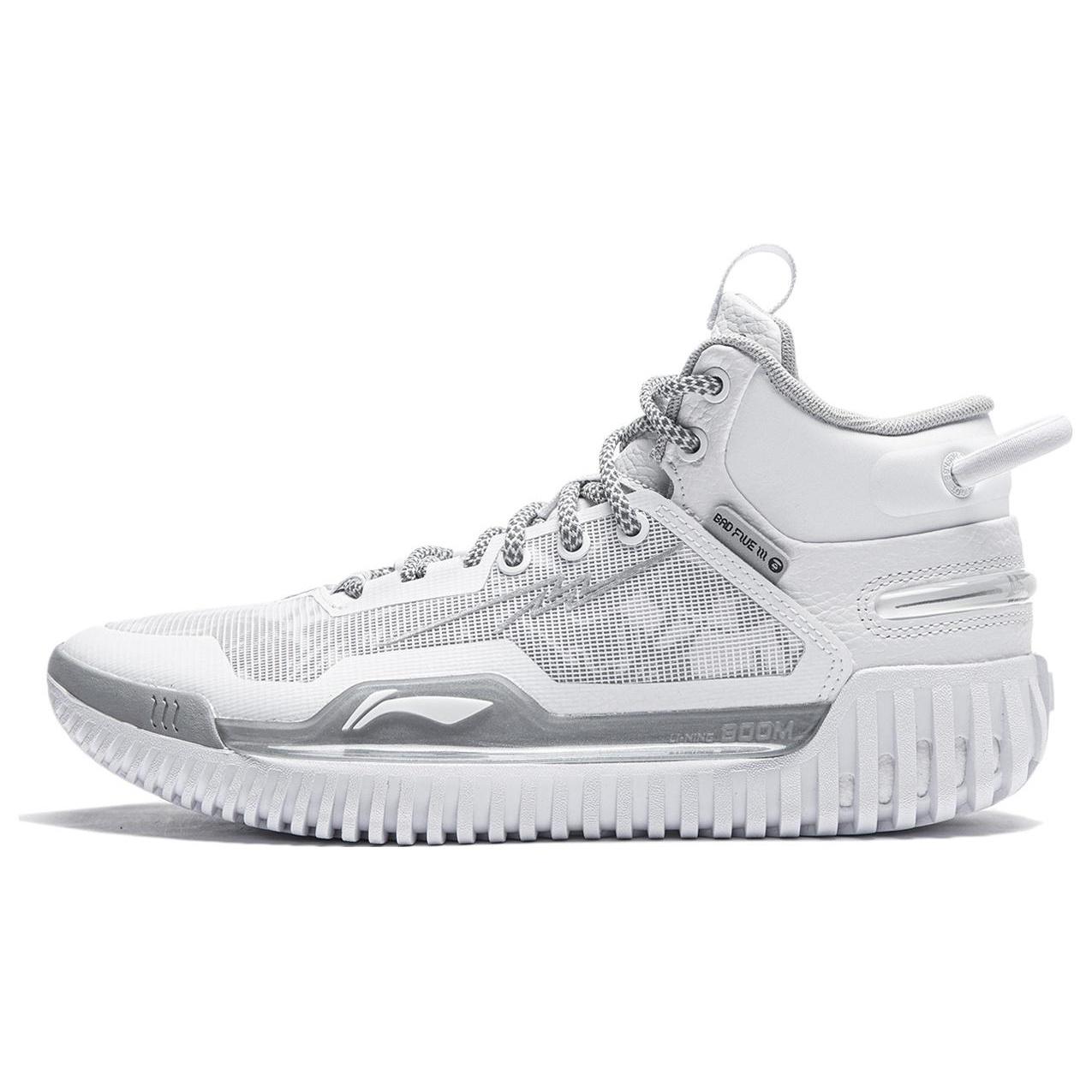 Li-Ning x Aape Badfive 3 White Grey Men s ABFT015-10 EU 45