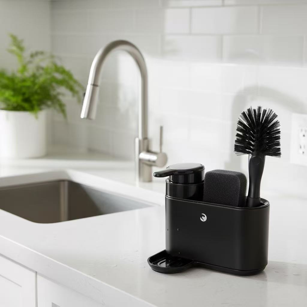DISPYN Black Matte Dishwashing Liquid Dispenser