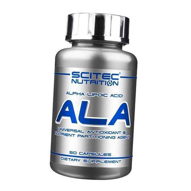 

Alpha Lipoic Acid, Universal Antioxidant, ALA, Scitec Nutrition 50caps (70087001) 50kaps