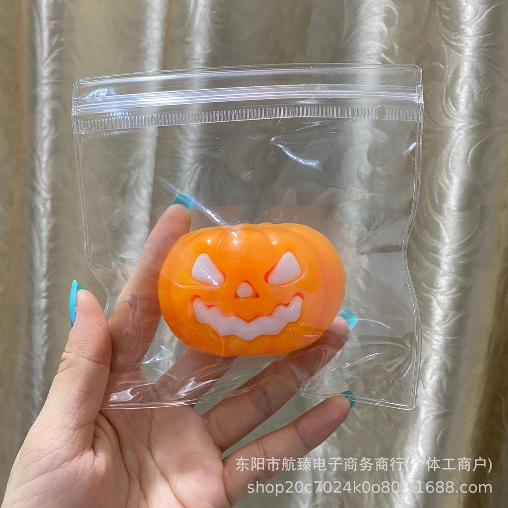 Halloween Pumpkin Taba Squishy Cat Paw Soft Donut Sensory Food Toy Tpr Cute Squeeze Toy Kids Stress Relief Antistress Novelty