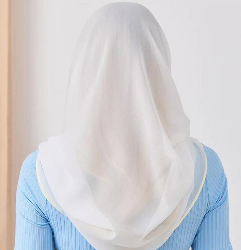Chiffon Lace Mantilla Veil Breathable Scarf Shawl Lightweight Head Covering for Women Church Prayer Mass and Daily Use