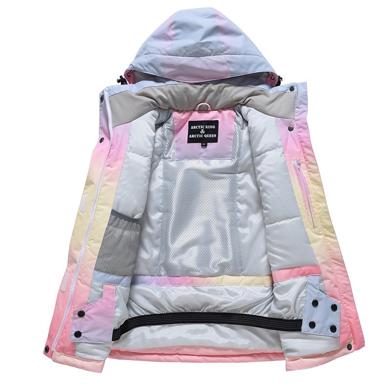 Girls' Winter Ski Suit: Windproof Waterproof Jacket & Pants Set