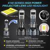 MAXGTRS 2x H4 Hi/Lo H7 Bi-Led Projector Lens H11 9005 HB3 9006 HB4 Car Headlight Bulb Canbus Lampada 6000K Mini Fog Lamp 12V LHD RHD