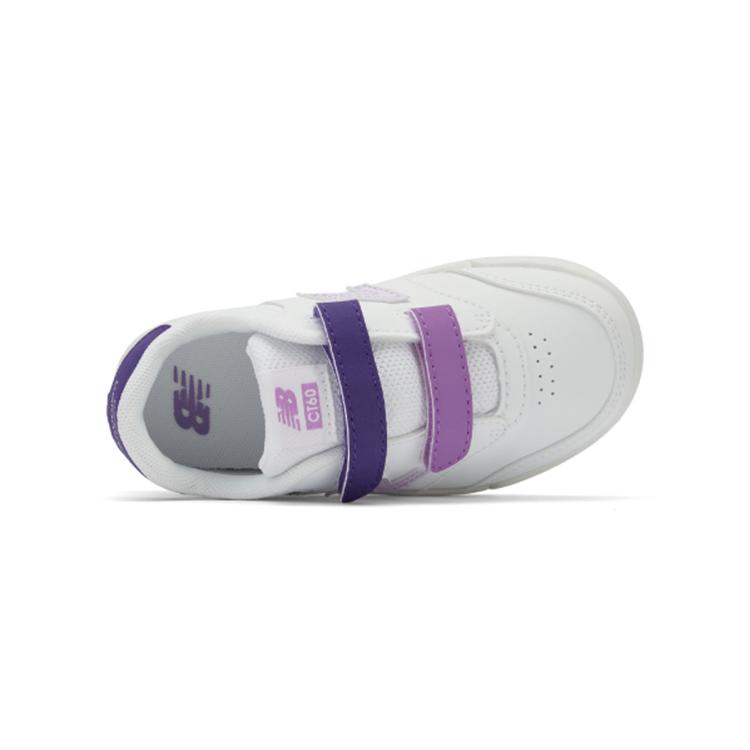 New Balance NB CT60 Low-Top Toddler Shoes White Purple Infant And Toddler