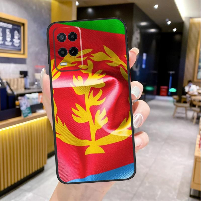 Eritrea Flag Case For Oppo A98 A18 A38 A58 A78 A60 A80 A40 A96 A76 A16 A94 A74 A54 A15 A17 A57 A77 A5 Pro
