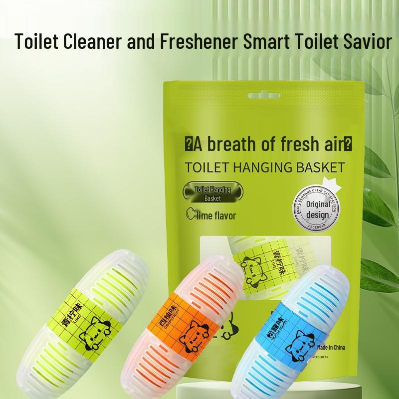 Smart Toilet Cleaner - Deodorizing, Long-lasting Fresh Lime & Grapefruit Fragrance for Odor Removal