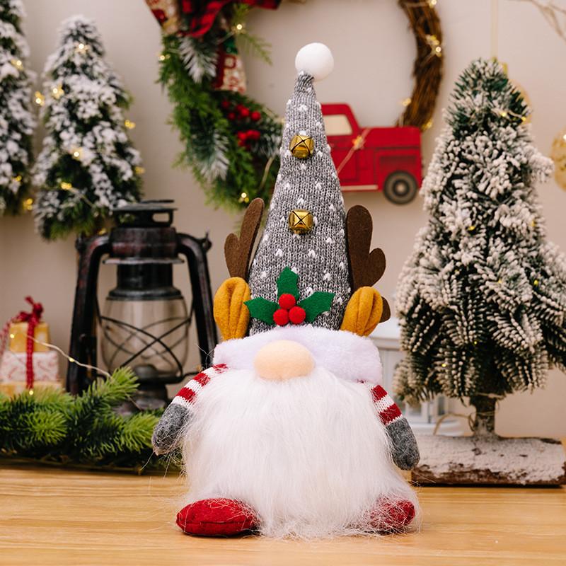 

Восхитительные рождественские фигурки гномов с подсветкой и в праздничном стиле серый