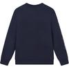Fila Fashionable Simple Round Neck Long Sleeve Sweater Men Sweater Legendary-Blue F51M349213ANV