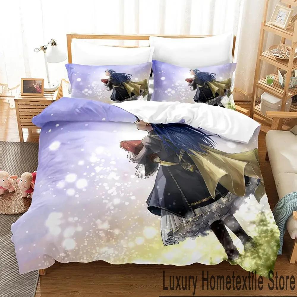 

3D Print Ascendance of a Bookworm Anime Bedding Set Boys Girls Twin Queen King Size Duvet Cover Pillowcase Bed boys Adult 70x133cm 2pcs