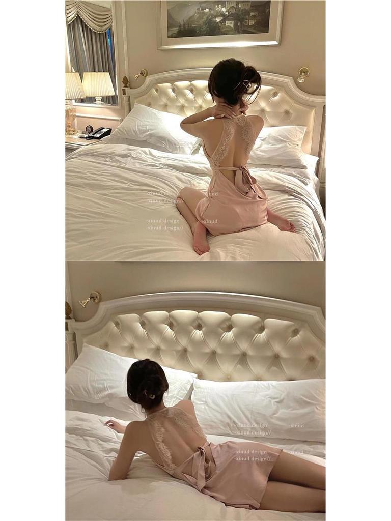 Mitternachts-Charme-Spitzen-Dessous: Flirty, Sexy Nachtwäsche für kleine Brüste