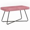 Bench Pink 80 X 40 X 45 Cm Velvet