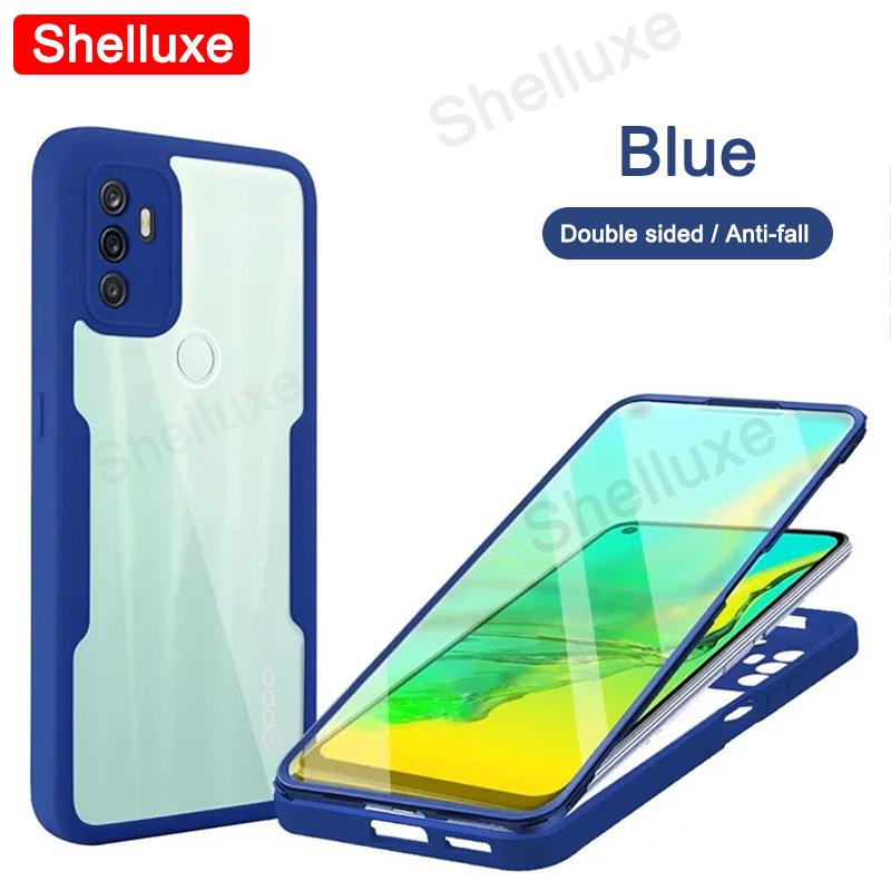 360 Ganzkörper Vorderseite+Rückseite Klare Hülle Shelluxe Für OPPO A53 A53s A33 A32 OppoA53 OppoA53s 2020 Silikon Doppelseitige Handyhülle
