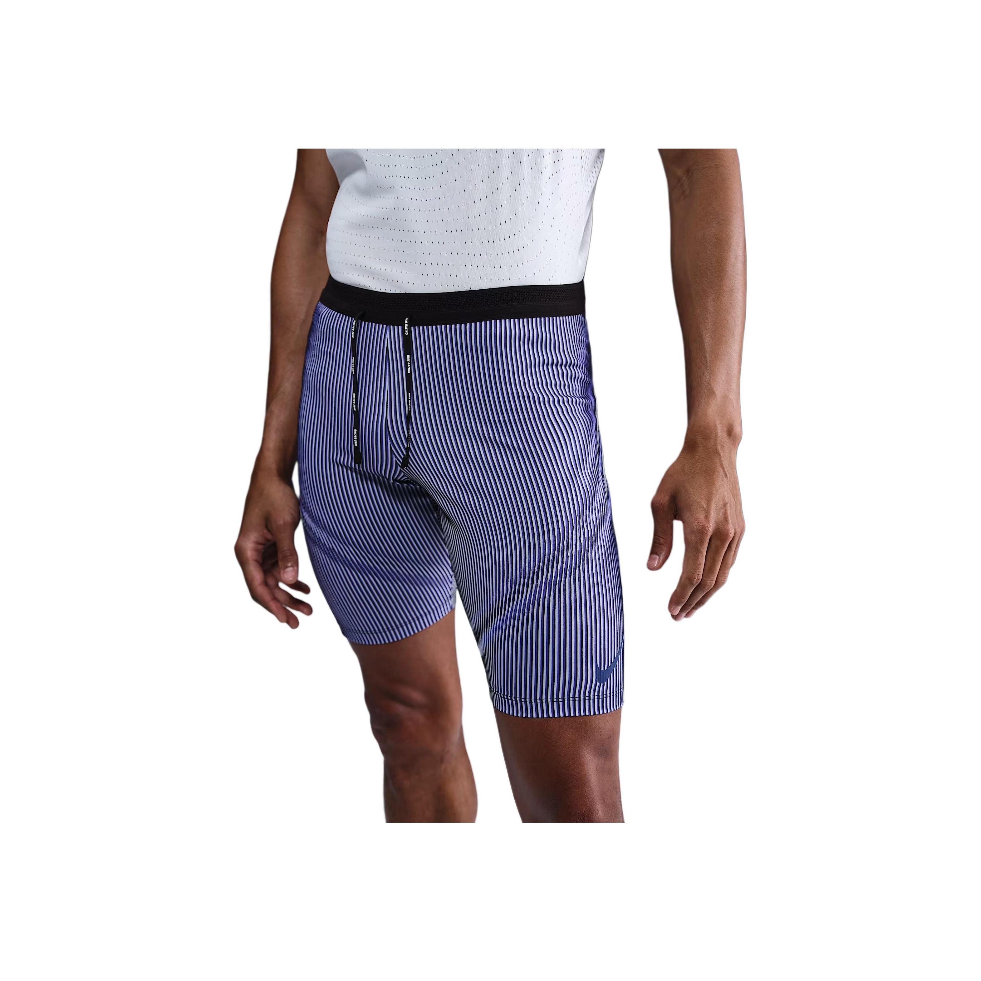

Nike Striped Lace-Up Slim Fit Sports Shorts Men Shorts Blue FN3369-510 L