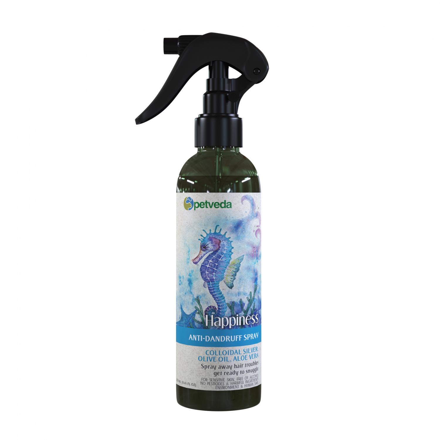 

Спрей для кошек и собак: против перхоти (250 мл), Anti-Dandruff Spray, Petveda