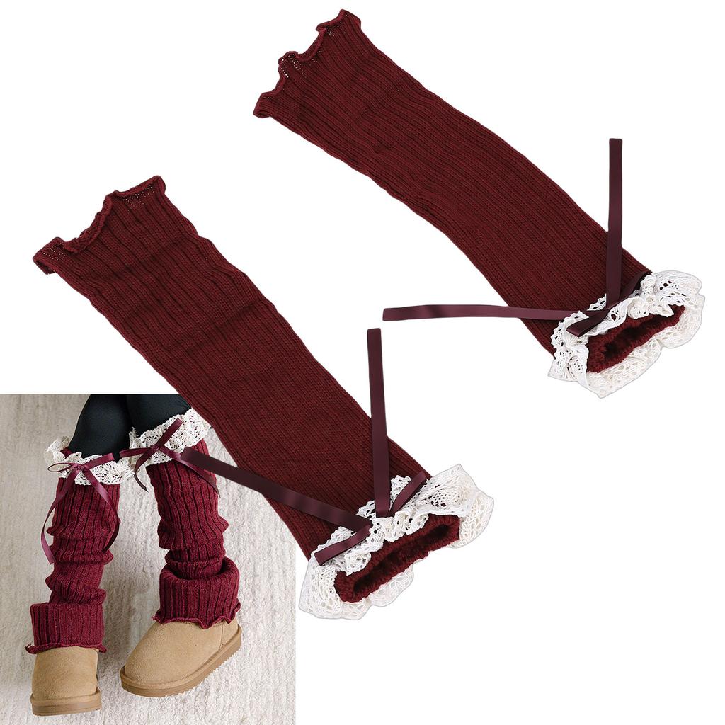 Girls Ballet   Leg Warmers Autumn Winter Knitted Non Slip Stretchy Leg Warmers for Children