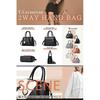 Shoulder Bag Women Crossbody Handbag Carry PU Leather Heart Shape.