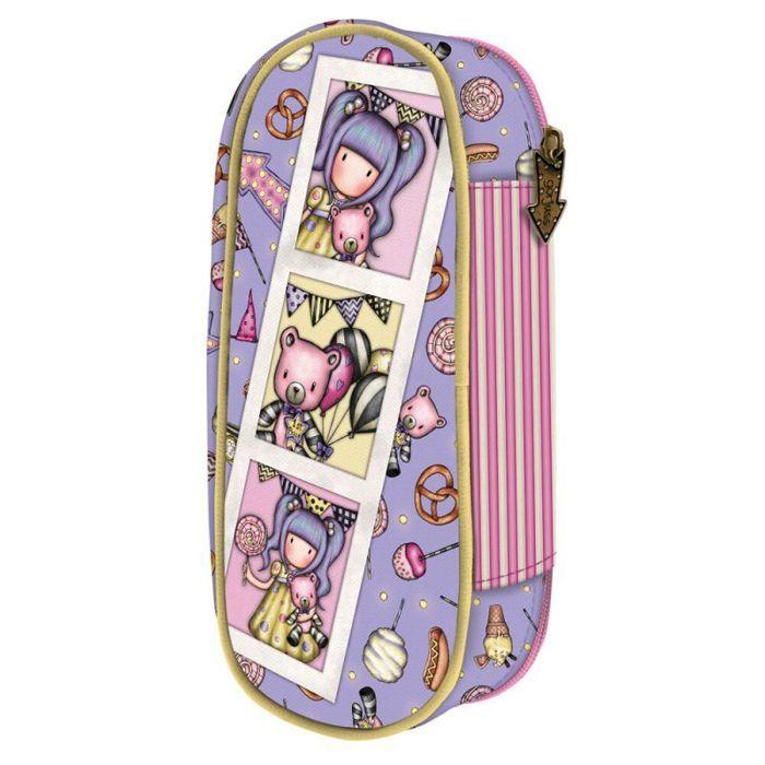 Trousse de rangement - Safta - Gorjuss First Prize - Lila - 10x23x6 cm - 180g