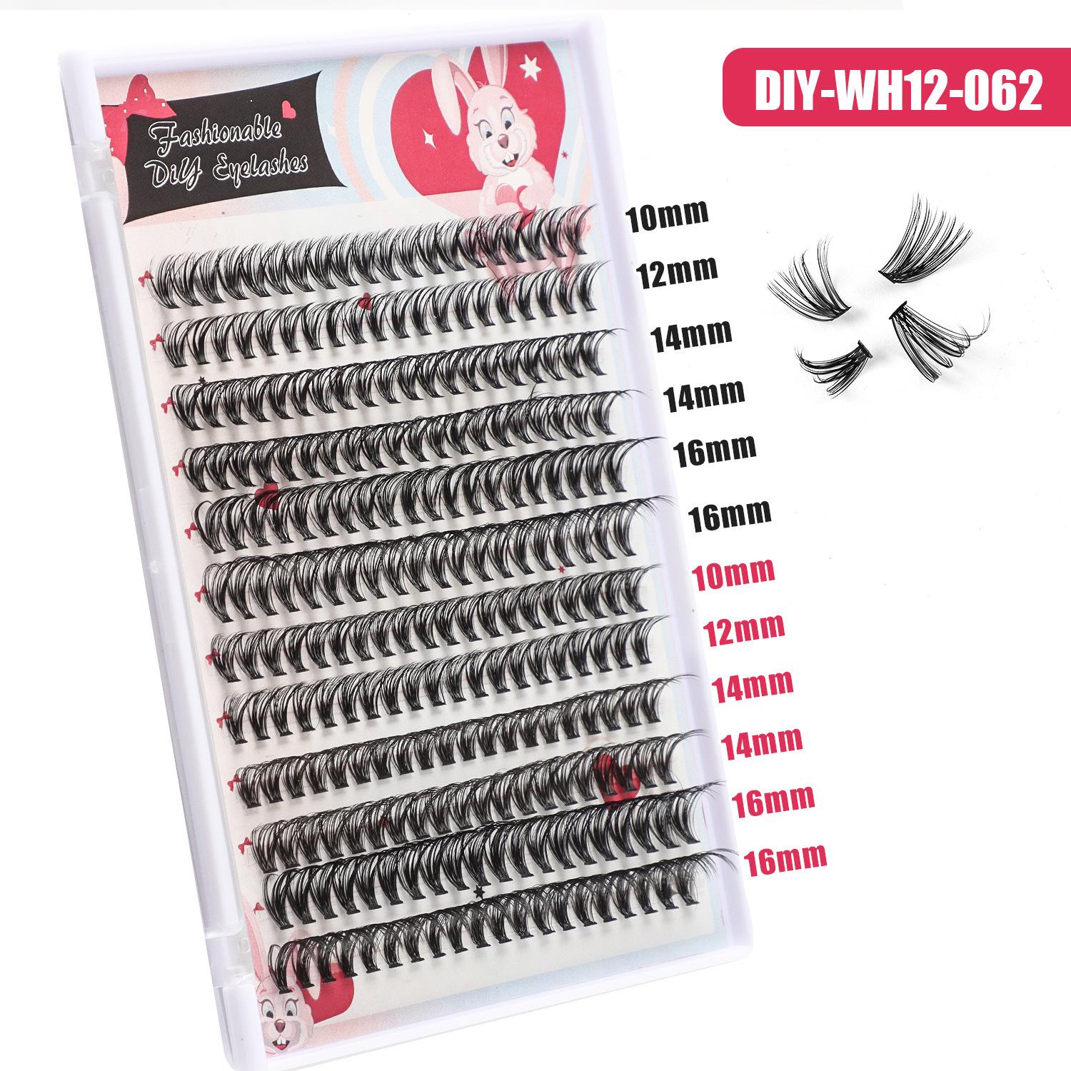 

240 пучков D-изгиба набор сегментированных накладных ресниц густые натуральные мягкие ресницы