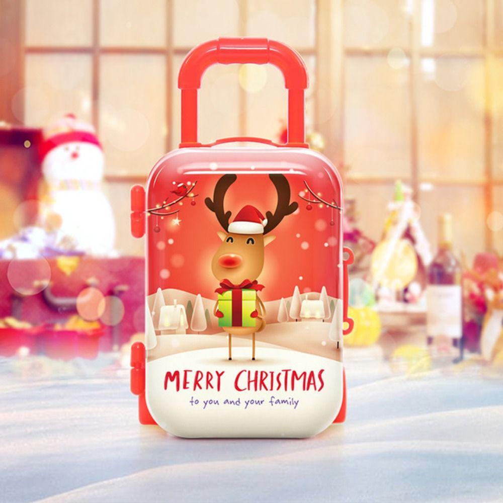 Claus Plastic Dollhouse Decoration Pendant Toys Trunk Doll Handbag Jewellery Box Suitcase Luggage