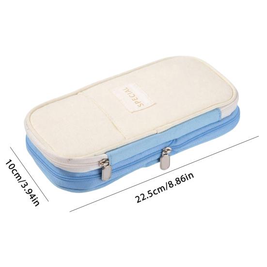 Yousheng Large Capacity Pencil Case Portable Office Supplies School Students Stationery Makeup Bag Multifunctional Storage Organizer Zipper Pouch