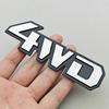 3D Metal Car Logo 4WD 4X4 Emblem Badge for Toyota Subaru Honda Jeep SUV Off Road Chrome Black Sticker Accessories