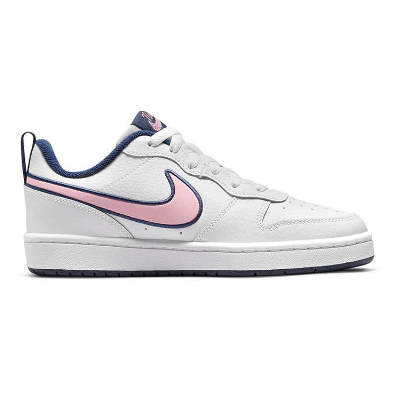 Nike Court Borough Low 2 SE1 'White Blue Pink' GS Sneakers DB3090-100