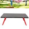 Mini Aluminum Alloy Picnic Table Lightweight Folding Table for Outdoor BBQ Backpacking Camping