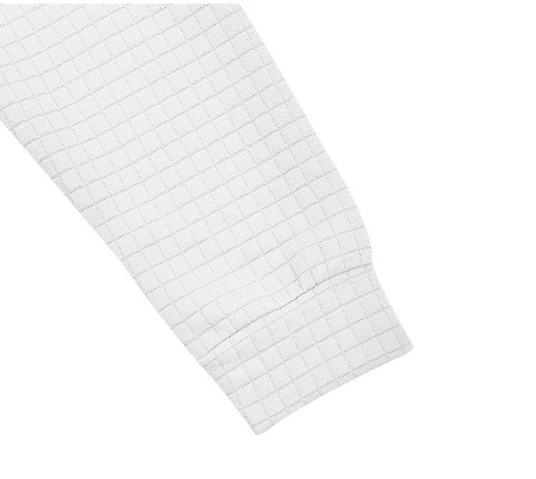 Men's Minimalist Casual Jacquard Half-Zip Stand-Up Collar Sweatshirt for Fall and Winter