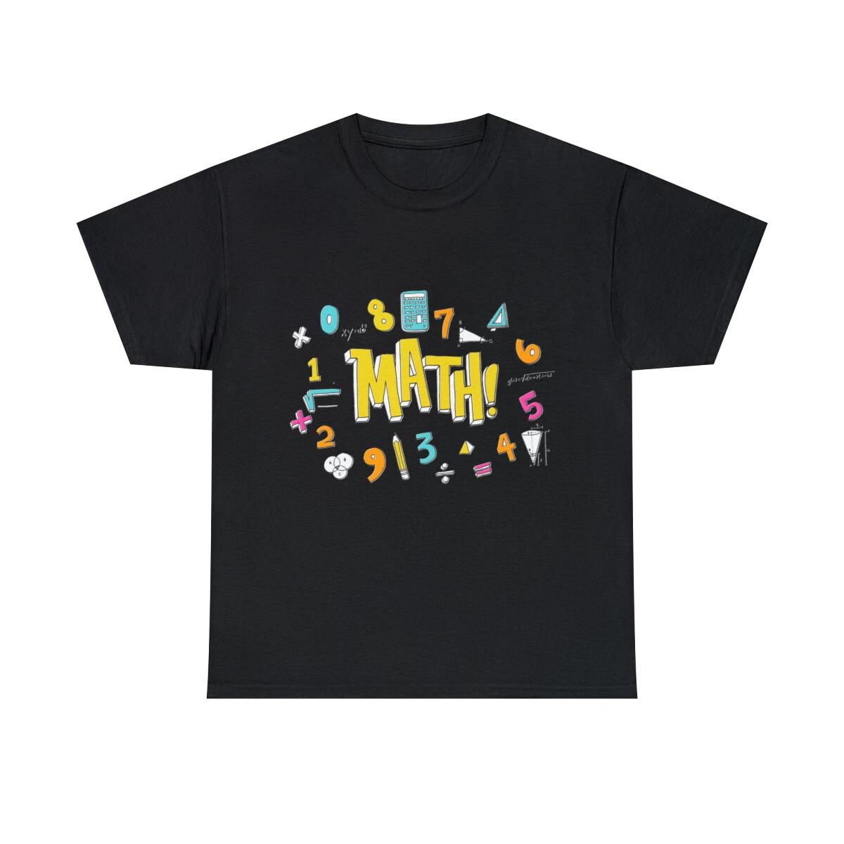 

Math Graphic Tee Shirt, S-5XL 3XL