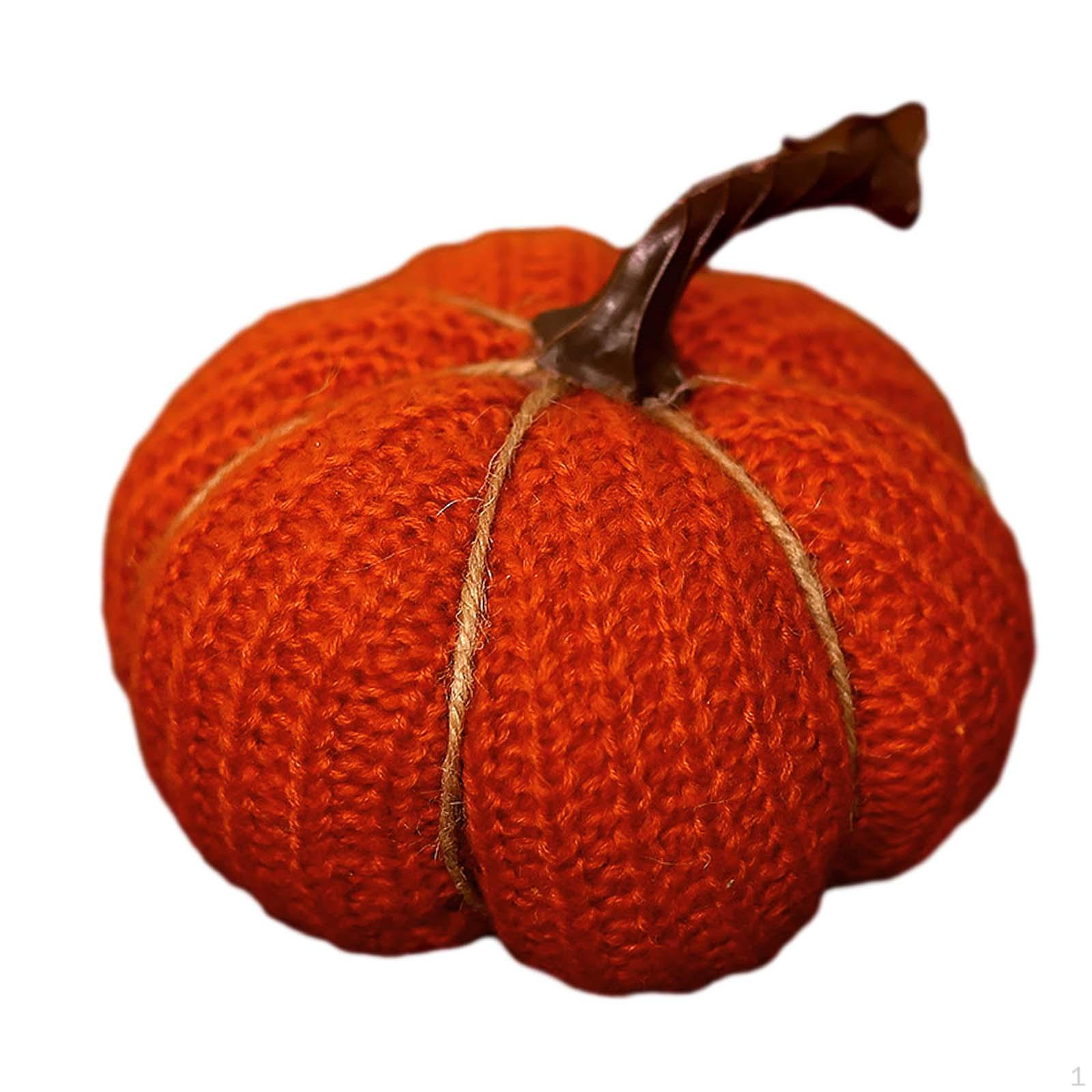 

Pumpkin Figurine Ornaments Fall Harvest Collectible Figurines Decoration Simulated Style D