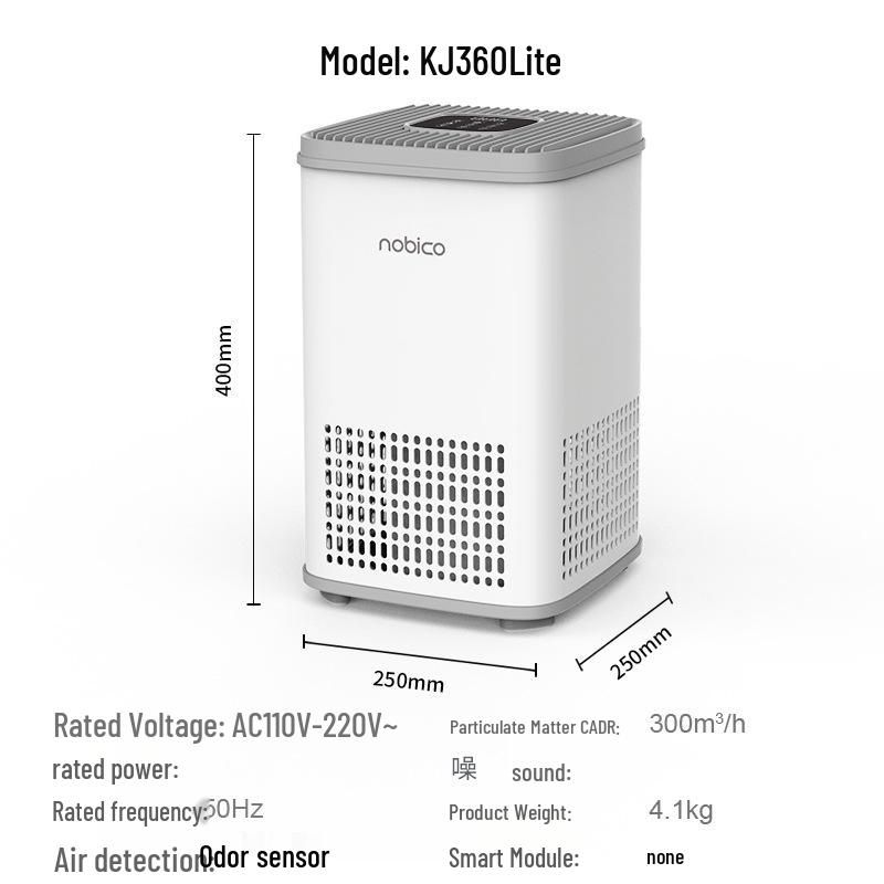 Nobick Vertical Smart Pet Air Purifier: Hair and Odor Removal, Sterilization, and Disinfection for Cats and Dogs