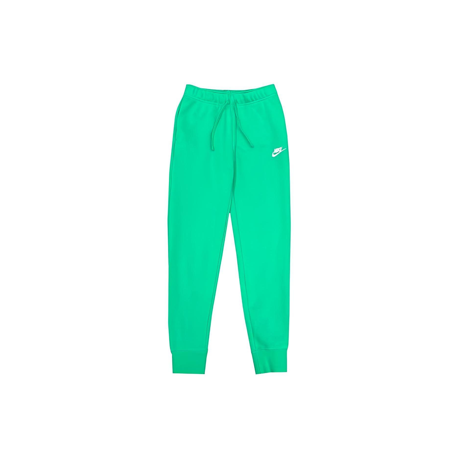 Nike Sportswear Club Fleece Women s Mid-Rise Joggers Stadium Green White DQ5192-324 S