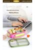304 Stainless Steel Insulated Lunch Box, Food Grade, Two Compartments with Soup Bowl for Students or Office Workers