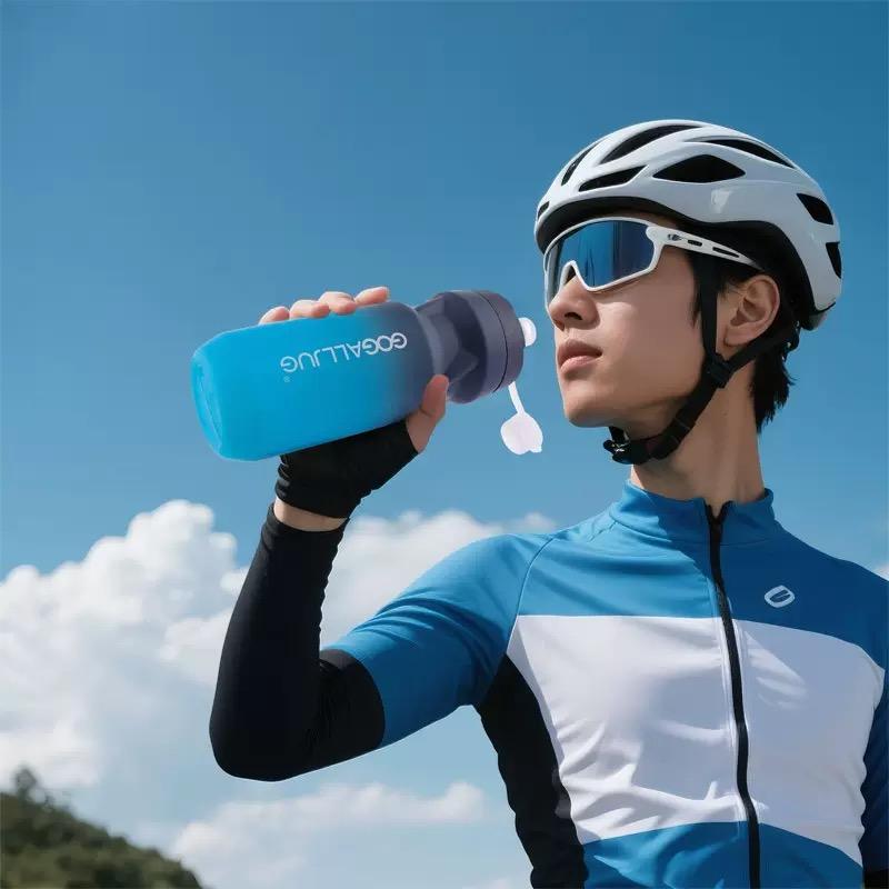 610ml Bike Bottle Portable Cycling Water Bottles with  Dust Cover Outdoor Sports  Bottle