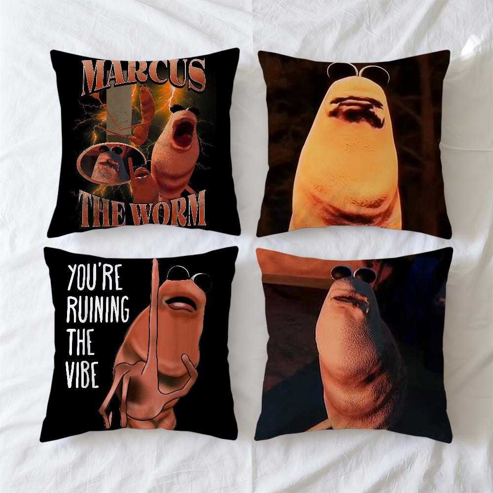 Cushion Cover Soft Case M-Marcus W-Worm For Sofa Living Room Home The Comfortable Office Decor Protective Pillow Covers
