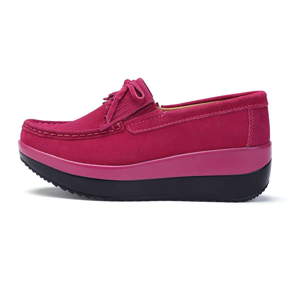 Fashion Without Lacing Wegde Green Sneakers Vulcanize Loafers Womens Shoes Original On The Original Sport Play Sneakeres Suppliers