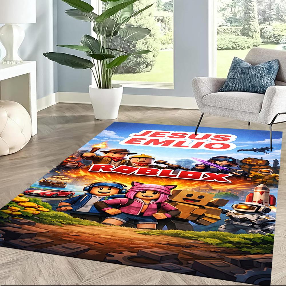 Roblox 405 Carpet Suitable for Kitchen Decorate Room Game Room Foyer Anti-slip Rug Office Home Decor Spiritual Gift