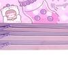 Large Pencil Case Multipurpose Cute Stylish 3 Layers Large Capacity Pencil Pouch with Class Schedule