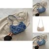 Chic Commuter Crescent Bag Stylish Canvas Crossbody Purse For Trendy Women