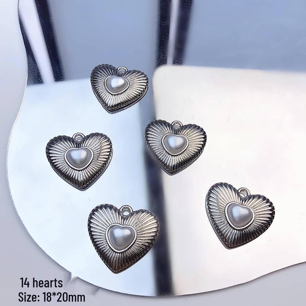 Cherry Moon Alloy Pendant Beaded Necklace & Bracelet DIY Kit