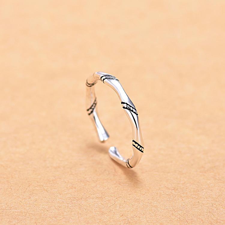 Opening Vintage Ring Female Simple Cold Wind Adjustable Index Finger Ring Small Fresh Personalized Finger Ring