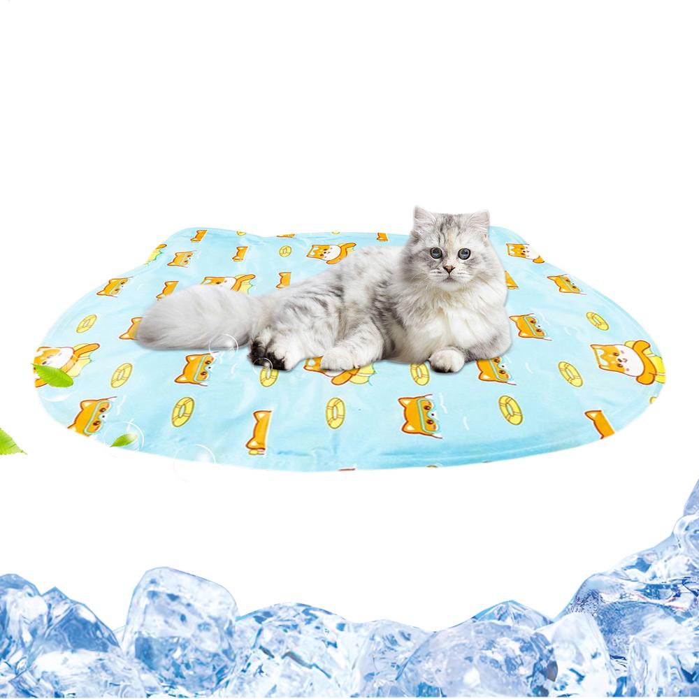 Cat Cooling Mat Summer Cats Resting Pad Gel Cooling Mat For Indoor Living Room Bedroom Windowsill Road Trip Vacation Travel