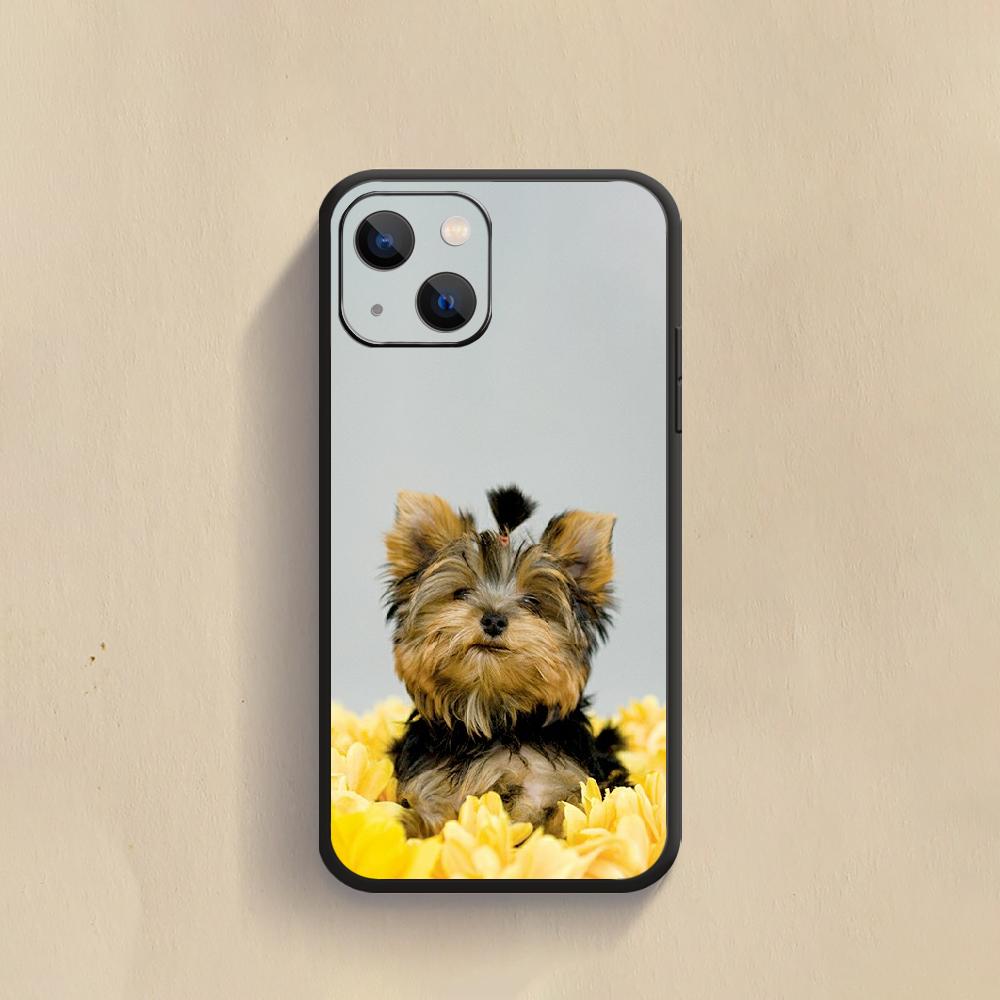 Roztomilé pouzdro na telefon pro psa Yorkies pro iPhone Samsung Galaxy Redmi Xiaomi Oppo OnePlus Note SA 7 8 9 10 11 12 13 14 20 21 22 23 53 54 Pro Max Plus Ultra