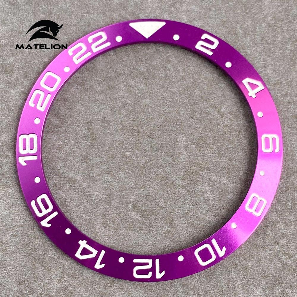 MATELION 38 мм керамический сплав часы безель вставка кольцо наклонная посадка 40 — фото 13