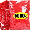 5000/100pcs Artificial Fake Rose Petals Red Colorful Simulation Silk Rose Petal for Valentines Day Wedding Party Romantic Decor