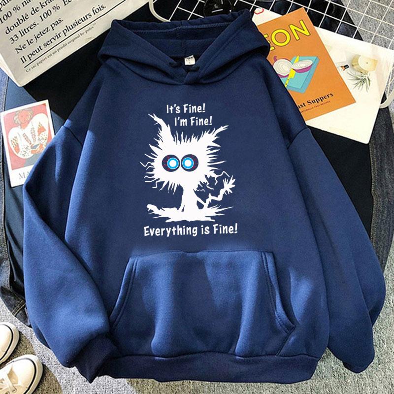 Móda Dámská mikina s kapucí s jemným potiskem Podzimní sportovní svetr pro volný čas(Odeslání do 48 hodin)