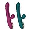 Women Retractable Vibrator Dildo Fast Piston Heating Sucking Tongue Licking G-spot Nipple Vagina Masturbator Sex Toys for Couple